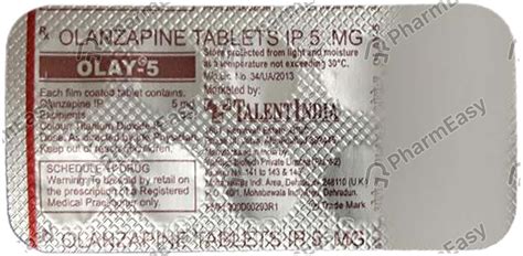 Olay 5 Mg Tablet 10 Uses Side Effects Price And Dosage Pharmeasy