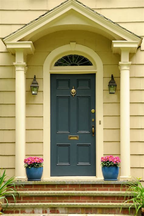 29 Front Door Colors For Beige Brick House Photos