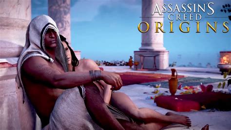 Assassin S Creed Origins Bayek Meets His Wife Aya Cutscenes Youtube