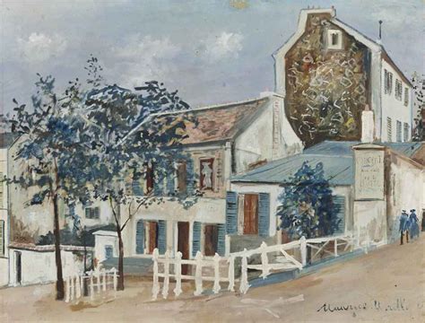 Maurice Utrillo 1883 1955 Le Lapin Agile Christies