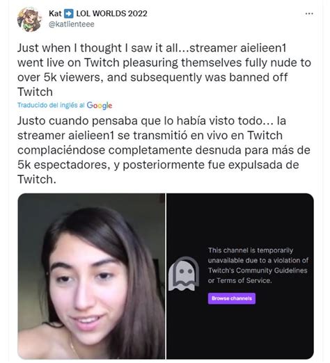 Streamer Es Baneada De Twitch Por Hacerse El Delicioso En Vivo Frente