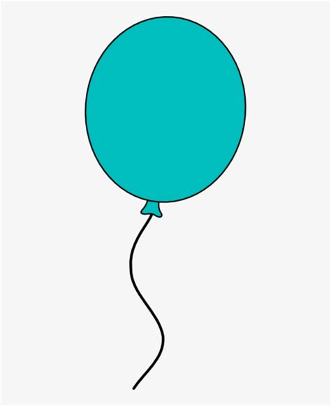 Balloon Teal Svg
