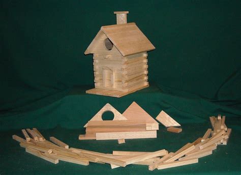 Log Cabin Bird House Kit Etsy