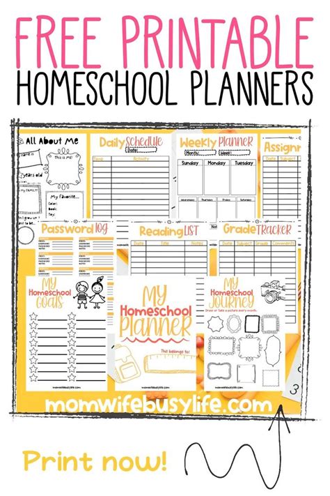 Free Printable Homebabe Planner Sets Mom Wife Busy Life Video