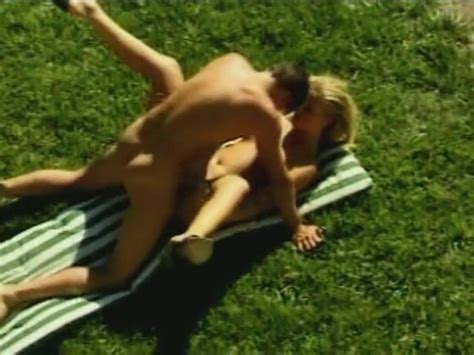 blonde in the grass spreads wide for great sex alpha porno