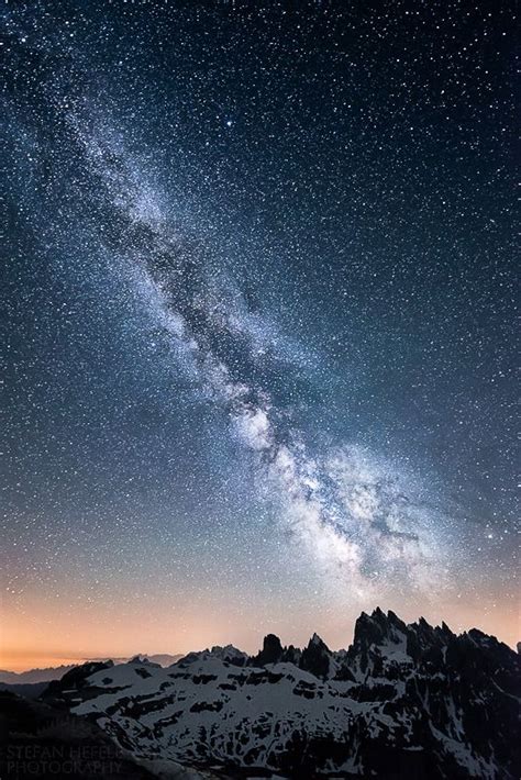 Dolomites With Milky Way Thkthe Dolomites Are A