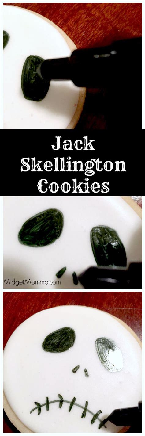 Jack Skellington Homemade Halloween Sugar Cookies