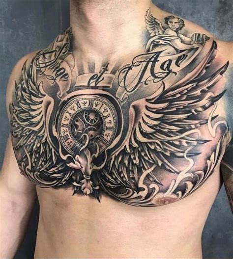 Top 81 Strength Chest Tattoos For Men Super Hot In Eteachers