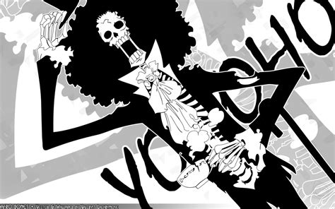 1680x1050 Resolution One Piece Skeleton Character Illustration One