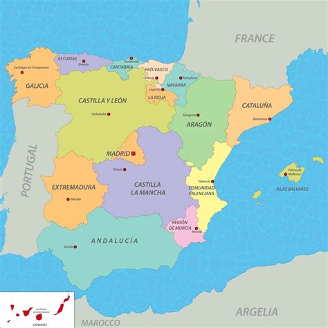 Carta Geografica O Mappa Di Fine Spagna Antica E Africa Del Nord Hot