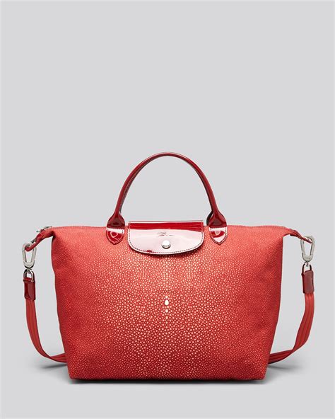 Lyst - Longchamp Tote Le Pliage Neo Printed Medium in Red
