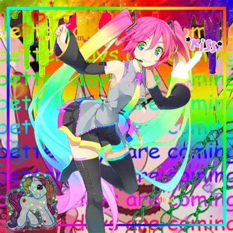 Pin By Fronting Mammon N Dia On ⭐⭐ Rainbowcore Aesthetic Anime