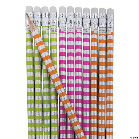Halloween Striped Prism Pencils