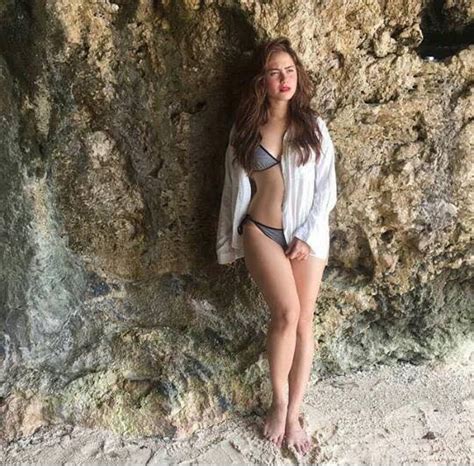 jessy mendiola sexy in swimsuit all the way from boracay