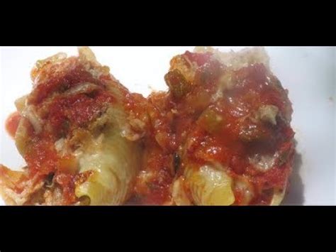 Crab Stuffed Pasta Shells YouTube