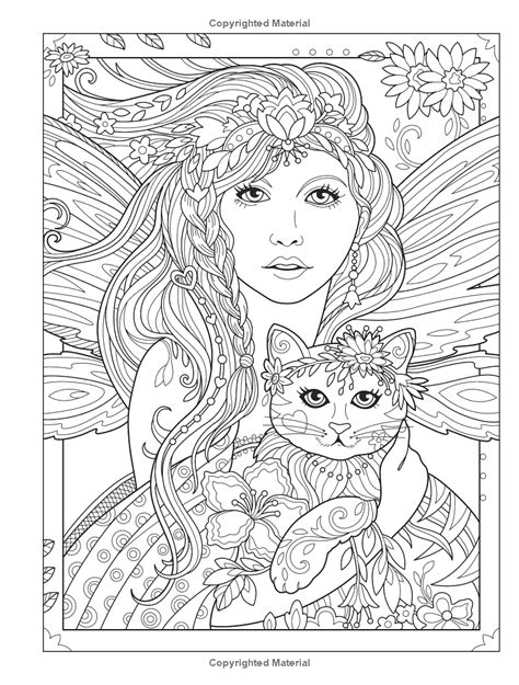 Creative Haven Magical Fairies Coloring Book Adult Coloring Books