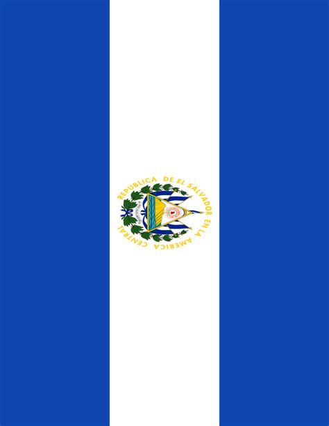 El Salvador Flag Full Page Flagscountrieseelsalvadorelsalvador