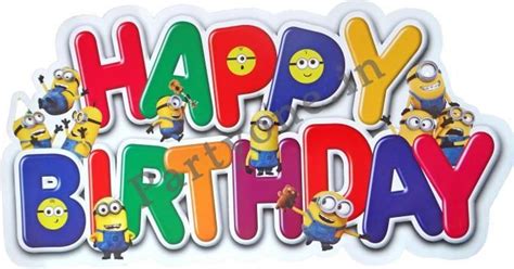 Minion Happy Birthday Clipart Bbcpersian7 Collections Happy