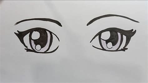 How To Draw Eyes Anime Cute How To Draw Anime Eyes Really Easy