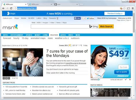 This Is What The New Msn Homepage Looks Like Comtek Computer Services