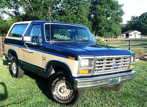 Purchase Used 1986 Ford Bronco Xlt Sport Utility 2 Door 58l Original