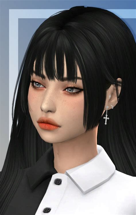 The Sims Sims 4 Cas Sims Cc Sims 4 Anime Kawaii Makeup Sims Hair