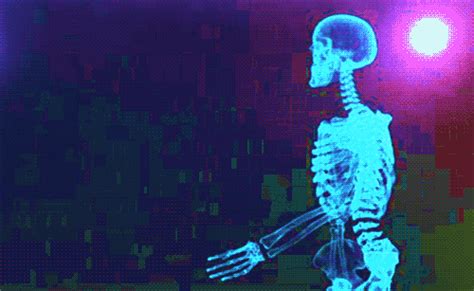 Psychedelic Skeleton  Wiffle