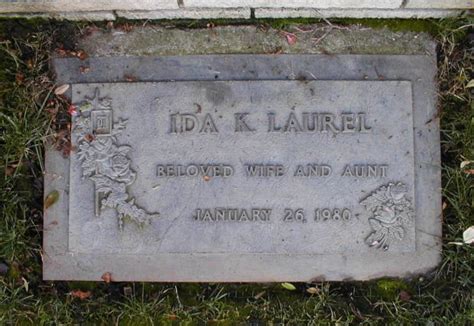 Ida Kitaeva Laurel Wife Of Comic Legend Stan Laurel They Were Married In 1946 Stan Laurel