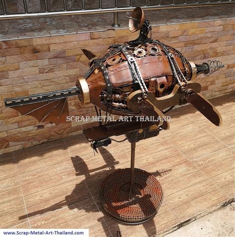 Steampunk Art Statues For Sale Life Size Metal Art