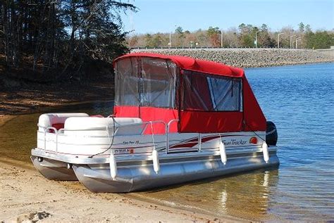 It's called pontoonz and it's an easy way to build and design your own. Pontoon boat enclosures | Our new boat | Pinterest
