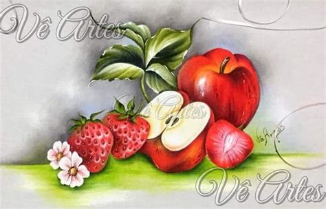 Ilustrações Realistas De Frutas Pintura De Frutas Imagens De Frutas 969