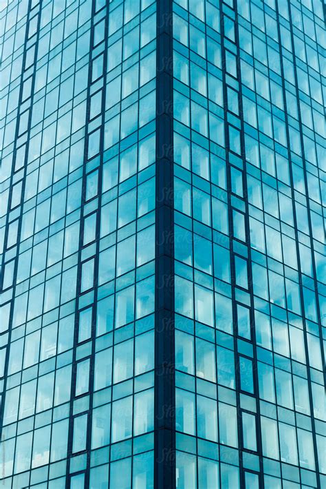 Office Buildingskyscraper With Windows Del Colaborador De Stocksy