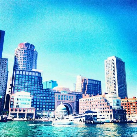 The Boston Waterfront And The Boston Harbor Hotel Harbor Hotel