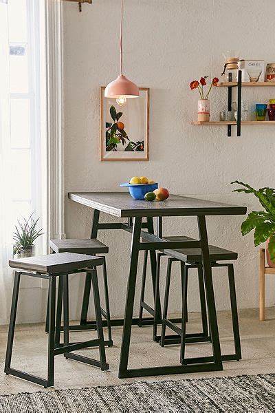 Read on for another quiz question. Minimalist Counter Dinning Table Set "Sydney ...