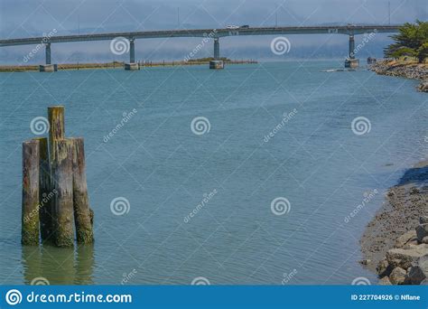 The Samoa Bridge Over Humboldt Bay Harbor In Eureka Humboldt County