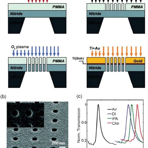 Nanohole Arrays Fabricated By Focused Ion Beam Lithography Fib A