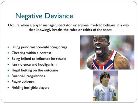 Ppt 31 Deviance In Sport Powerpoint Presentation Id2865200