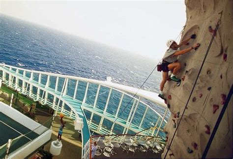 A Climbing Wall On Board Best Cruise Lines Best Cruise Ships Royal