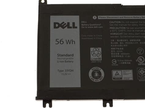New 100 Genuine Dell Latitude 3480 Battery 33ydh 56wh