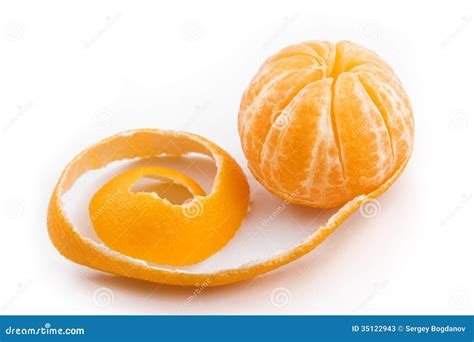 Peeled Mandarin Fruit Stock Photos Image 35122943