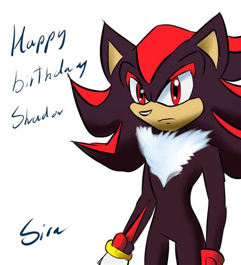 Happy Birthday Shadow The Hedgehog 2021 By Sira The Hedgehog On Deviantart