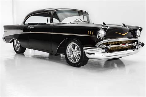 1957 Chevrolet Bel Air New Black Paint And New Silverblack Interior 327