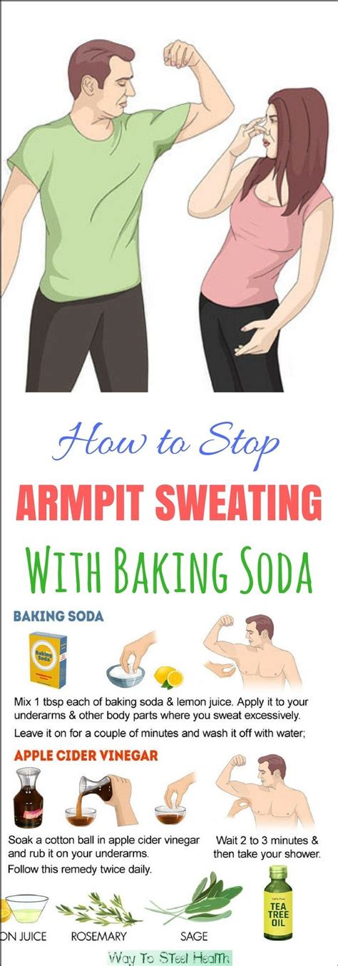 How To Stop Armpit Sweating With Baking Soda Way To Steel Health
