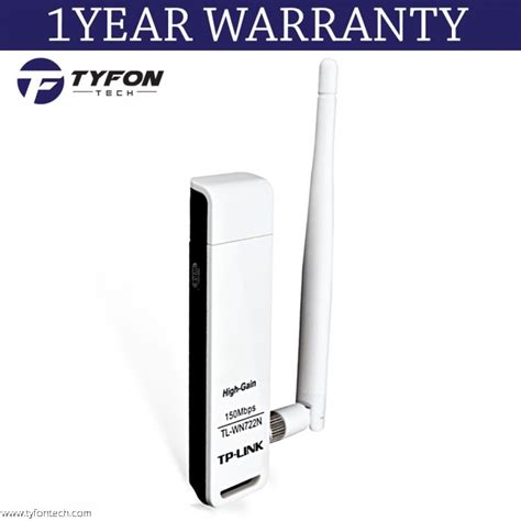 Tp Link 150mbps High Gain Wireless N Usb Adapter Tl Wn722n Tyfon