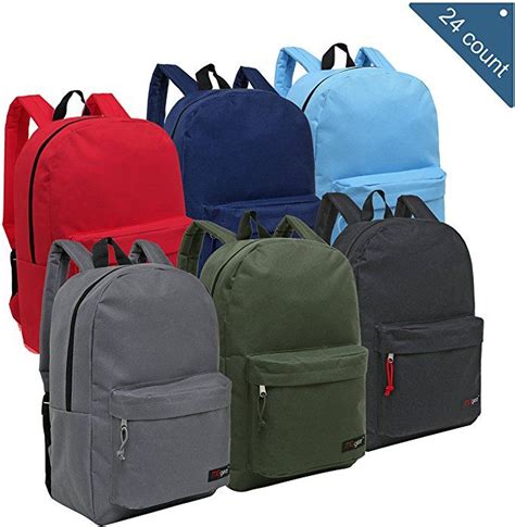 Wholesale 165 Inch Backpacks Case Of 24 Multicolored