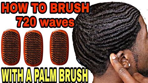Waves are the result of stretching or elongating and compressing shorter length hair of the curly variety. 360 WAVES: HOW TO BRUSH 720 WAVES WITH PALM BRUSH 2018 ...