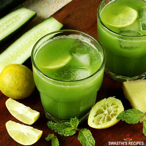 Cucumber Juice Recipe Swasthis Recipes