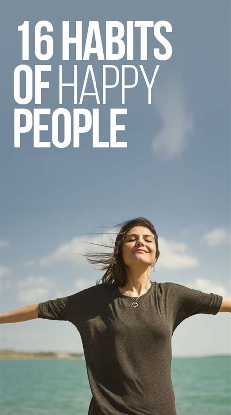 16 Habits Of Happy People Healthy Lifestyle