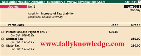 For example, a late payment on a credit card debt. How to Show Interest and late payment in GSTR 3B in Tally ...