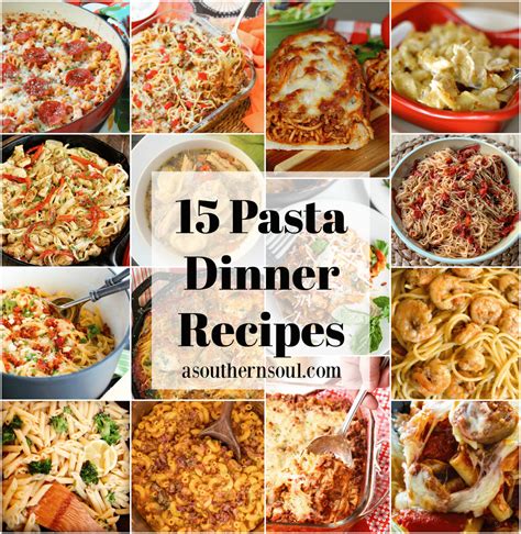Soul food recipes like this deserve to be in either your christmas or thanksgiving menu. 15 Pasta Dinner Recipes | Pasta dinner recipes, Southern ...